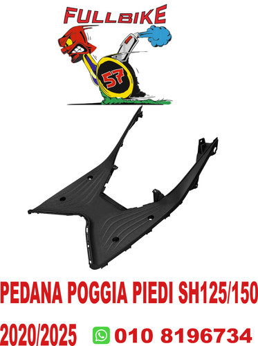 Pedana poggia piedi 125 - poggia, sh